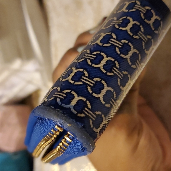 Tory Burch Gemini Royal Blue Wallet - Picture 9 of 12